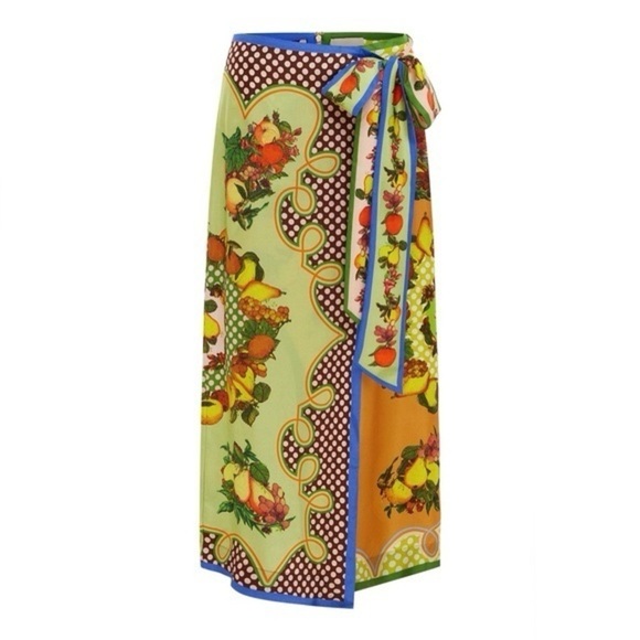 Alemais Lemonis Silk Skirt Au4 US0 - Picture 1 of 10